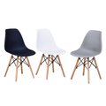 Kd Gabinetes Mickey Modern Grey Dining Chair - Set of 4 KD2207583